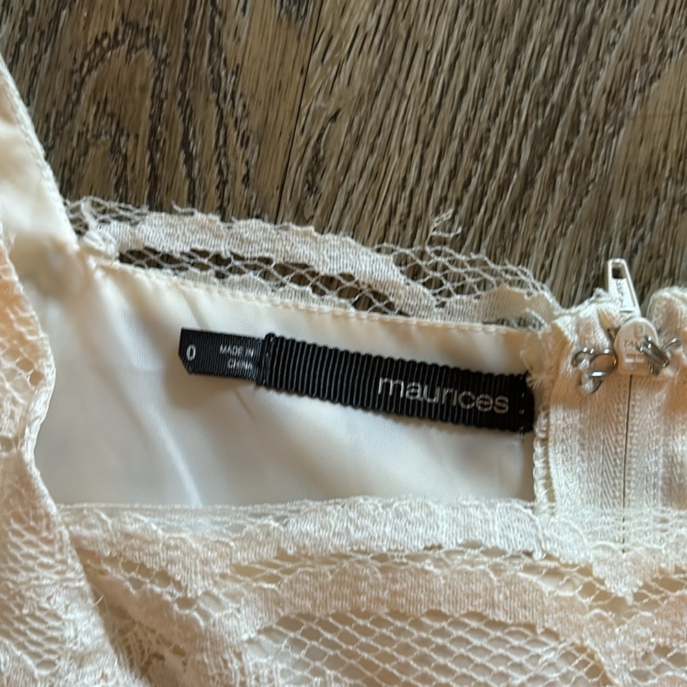 Maurice A Line Lace and Floral Dress - Picture 2 of 3